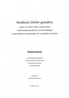 Titelseite Dissertation Dr. Alistair Adam Hernandéz